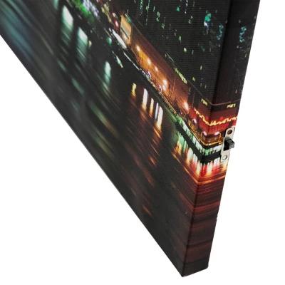 Northlight LED Lighted New York City Skyline Canvas Wall Art 15.75" X 39.25" 2 Northlight LED Lighted New York City Skyline Canvas Wall Art 15.75" X 39.25" - Image 2
