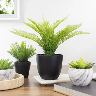 Northlight 12" Potted Green Artificial Pinus Plant 1 Northlight 12" Potted Green Artificial Pinus Plant