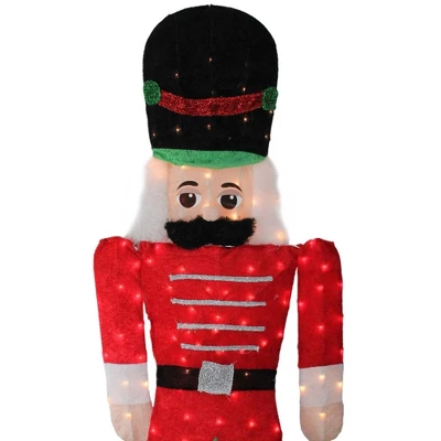 Northlight 6' Pre-Lit Candy Cane Lane 2-D Toy Soldier Christmas Outdoor Decor 2 Northlight 6' Pre-Lit Candy Cane Lane 2-D Toy Soldier Christmas Outdoor Decor - Image 2