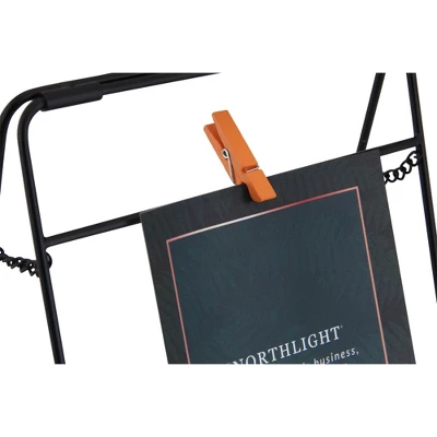 Northlight 9.75" Contemporary Clip On 4" X 6" Photo Picture Frame - Black 3 Northlight 9.75" Contemporary Clip On 4" X 6" Photo Picture Frame - Black - Image 3