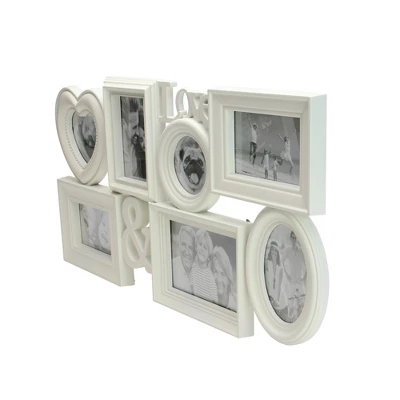 Northlight 26.5" White Multi-Sized Love Collage Picture Frame Wall Decor 1 Northlight 26.5" White Multi-Sized Love Collage Picture Frame Wall Decor