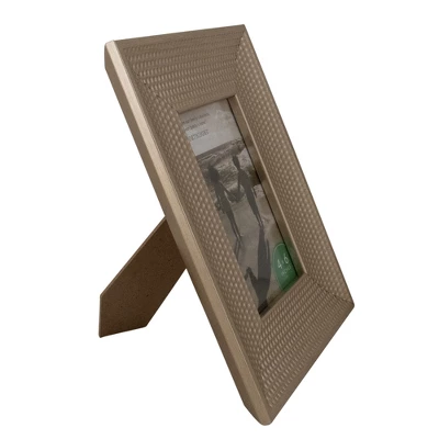 Northlight 4" X 6" Champagne Gold Honeycomb Rectangular Photo Frame 9.5" 2 Northlight 4" X 6" Champagne Gold Honeycomb Rectangular Photo Frame 9.5" - Image 2