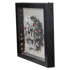 Northlight 14" Black Framed 3D "Baby It's Cold Outside" Christmas LED Decor Box 6 Northlight 14" Black Framed 3D "Baby It's Cold Outside" Christmas LED Decor Box -Northlight Décor Sales GUEST 14519964 2a52 4948 a64a 4ecf288a0e6e