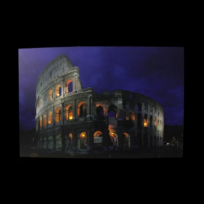Northlight LED Lighted Roman Colosseum Italy Canvas Wall Art 15.75" X 23.5" 1 Northlight LED Lighted Roman Colosseum Italy Canvas Wall Art 15.75" X 23.5"