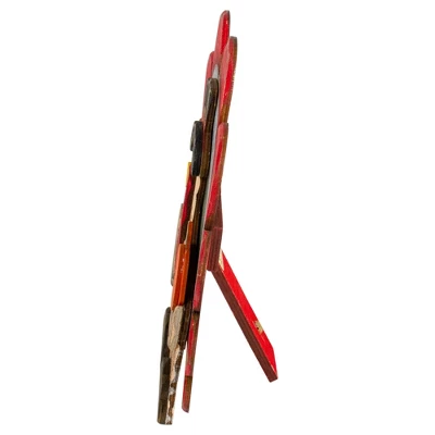 Northlight 9.75" Wooden Turkey With Pumpkin Thanksgiving Decoration 3 Northlight 9.75" Wooden Turkey With Pumpkin Thanksgiving Decoration - Image 3