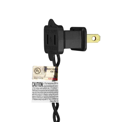 Northlight Pre-Lit Black Noble Spruce Artificial Halloween Wreath, 24-Inch, Orange Lights 4 Northlight Pre-Lit Black Noble Spruce Artificial Halloween Wreath, 24-Inch, Orange Lights - Image 4