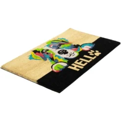 Northlight Ivory And Black "Hello" Multicolor Dog Outdoor Coir Doormat 18" X 30" 8 Northlight Ivory And Black "Hello" Multicolor Dog Outdoor Coir Doormat 18" X 30" -Northlight Décor Sales GUEST 2cab1f86 684f 45db b1fc 10a6d5f82477