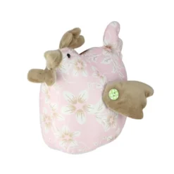 Northlight 8" Floral Easter Hen Spring Decoration - Pink/Brown