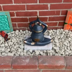 Northlight 12" Yoga Frog In Prayer Position Outdoor Garden Statue -Northlight Décor Sales GUEST 41731c7c 0f9f 4723 b7e2 fbb74f95dace