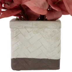 Northlight Real Touch™ Brick Red Artificial Peperomia Plant In Square Lattice Designed Pot - 7 " 10 Northlight Real Touch™ Brick Red Artificial Peperomia Plant In Square Lattice Designed Pot - 7 " -Northlight Décor Sales GUEST 41b1fdc8 0673 475a 94ee 87d1199be7a1