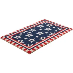 Northlight Blue And Red Americana Stars And Striped Border Coir Outdoor Doormat 18" X 30" 8 Northlight Blue And Red Americana Stars And Striped Border Coir Outdoor Doormat 18" X 30" -Northlight Décor Sales GUEST 43bee2ae 6ab5 4651 b281 bfccce02e3f4