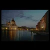 Northlight 23.5" LED Venice City Italy Sunset Scene Canvas Wall Art