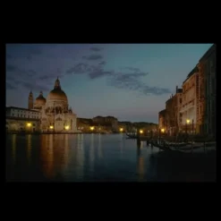 Northlight 23.5" LED Venice City Italy Sunset Scene Canvas Wall Art