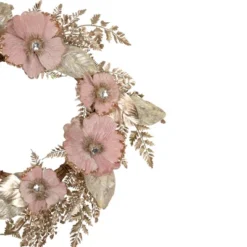Northlight Champange And Pink Flower Wreath, 24-Inch, Unlit 5 Northlight Champange And Pink Flower Wreath, 24-Inch, Unlit -Northlight Décor Sales GUEST 4cb601ed d6b3 4cfc 95fb 173b8955d630