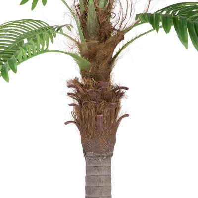 Northlight 8' Unlit Artificial Potted Phoenix Palm Tree 5 Northlight 8' Unlit Artificial Potted Phoenix Palm Tree - Image 5