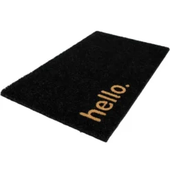 Northlight Black Coir "Hello" Outdoor Doormat 18" X 30" 6 Northlight Black Coir "Hello" Outdoor Doormat 18" X 30" -Northlight Décor Sales GUEST 59d1ca6a d5b0 4c2c ae4f c722f3f326b6