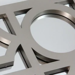 Northlight 29.5" Gray Framed Geometric Design Rectangular Wall Mirror -Northlight Décor Sales GUEST 61ee530b 1f93 4219 b286 01d4b41ec0c6