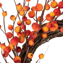 Northlight Orange Berries And Twig Artificial Fall Harvest Wreath 14- Inch, Unlit -Northlight Décor Sales GUEST 64b41895 24f0 4a32 947c 623927838a28