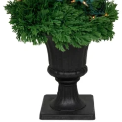 Northlight Real Touch™ Artificial Pre-Lit Cedar Double Spiral Topiary Tree, Clear Lights 4.5' -Northlight Décor Sales GUEST 69c4ec91 7f26 429f 8658 f43e47b309c6