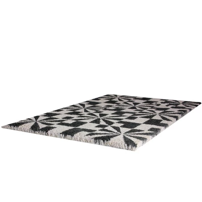 Northlight Black And Gray Abstract Rectangular Doormat 18" X 30" 1 Northlight Black And Gray Abstract Rectangular Doormat 18" X 30"