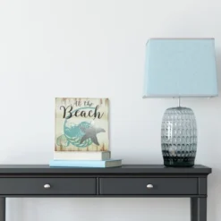 Northlight Décor Sales 27 Northlight Seashells And Starfish "At The Beach" Coastal Wall Plaque 8" X 8"