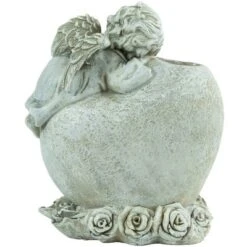 Northlight 6.5" Religious "In Loving Memory" Sleeping Angel Bereavement Outdoor Patio Garden Statue - Gray -Northlight Décor Sales GUEST 844012a4 56f8 461d b6c2 2a0fb9a74711