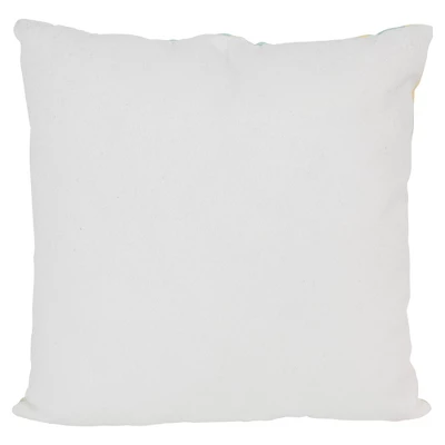 Northlight 17" Square Tropical Lemons Indoor Throw Pillow - Green/Yellow 2 Northlight 17" Square Tropical Lemons Indoor Throw Pillow - Green/Yellow - Image 2