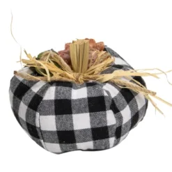 Northlight 5" White And Black Buffalo Plaid Fall Harvest Pumpkin 5 Northlight 5" White And Black Buffalo Plaid Fall Harvest Pumpkin -Northlight Décor Sales GUEST 873fb224 df53 48ab 914c ce62abe4eebf