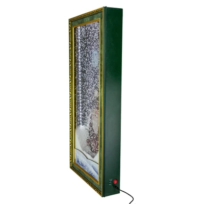 Northlight 31" LED Lighted Musical Snowing Santa Wall Plaque 2 Northlight 31" LED Lighted Musical Snowing Santa Wall Plaque - Image 2