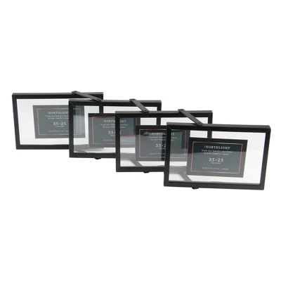 Northlight 20" Contemporary Collapsible Rectangular 4" X 6" Photo Picture Frame - Black 2 Northlight 20" Contemporary Collapsible Rectangular 4" X 6" Photo Picture Frame - Black - Image 2