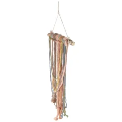 Northlight Décor Sales 32 Northlight 31" Rustic Knotted Rope On Birch Branch Boho Wall Art Decoration
