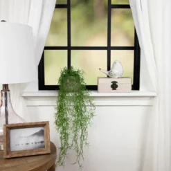 Northlight 22" Artificial Cascading Succulent Plant In Gray Stone Pot