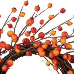 Northlight Orange Berries And Twig Artificial Fall Harvest Wreath 14- Inch, Unlit -Northlight Décor Sales GUEST 99483eeb 3448 41b2 ad0d 10fd93e6da96