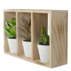 Northlight 10.75" Artificial Mixed Potted Succulents In Wooden Box 7 Northlight 10.75" Artificial Mixed Potted Succulents In Wooden Box -Northlight Décor Sales GUEST 9d166d79 7034 406d aedf 16af2a59dca4
