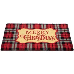 Northlight Red And Black Plaid "Merry Christmas" Rectangular Doormat 18" X 30" 7 Northlight Red And Black Plaid "Merry Christmas" Rectangular Doormat 18" X 30" -Northlight Décor Sales GUEST 9e84654b b9f7 4cf8 8800 090bc247b92b