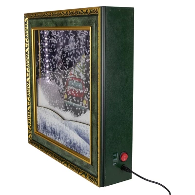 Northlight 31" LED Lighted Musical Snowing Retro Truck Wall Plaque 2 Northlight 31" LED Lighted Musical Snowing Retro Truck Wall Plaque - Image 2