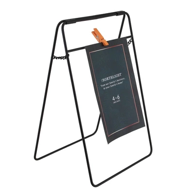 Northlight 9.75" Contemporary Clip On 4" X 6" Photo Picture Frame - Black 2 Northlight 9.75" Contemporary Clip On 4" X 6" Photo Picture Frame - Black - Image 2