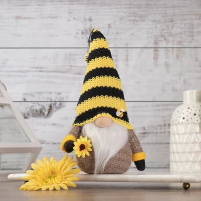 Northlight 10.75" Bumblebee And Sunflower Springtime Gnome 1 Northlight 10.75" Bumblebee And Sunflower Springtime Gnome