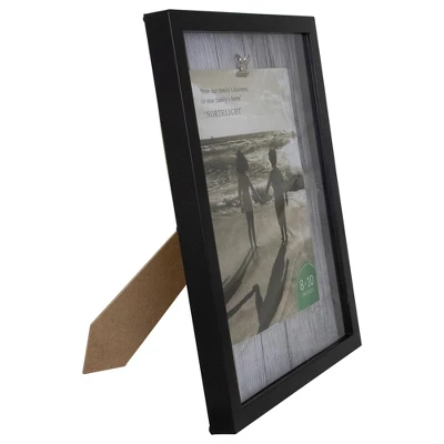 Northlight 14.5" Classical Rectangular 8" X 10" Photo Picture Frame With Clip - Black And White 2 Northlight 14.5" Classical Rectangular 8" X 10" Photo Picture Frame With Clip - Black And White - Image 2