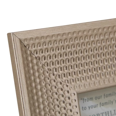Northlight 5" X 7" Champagne Gold Honeycomb Rectangular Photo Frame 10.25" 4 Northlight 5" X 7" Champagne Gold Honeycomb Rectangular Photo Frame 10.25" - Image 4