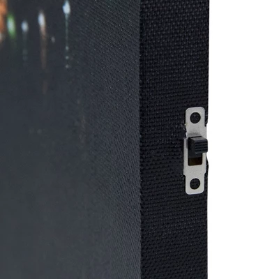 Northlight 23.5" LED Lighted Famous Eiffel Tower Paris France At Night Canvas Wall Art 2 Northlight 23.5" LED Lighted Famous Eiffel Tower Paris France At Night Canvas Wall Art - Image 2