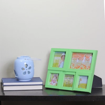 Northlight 11.5" Green Multi-Sized Puzzled Collage Photo Picture Frame Wall Decoration 2 Northlight 11.5" Green Multi-Sized Puzzled Collage Photo Picture Frame Wall Decoration - Image 2
