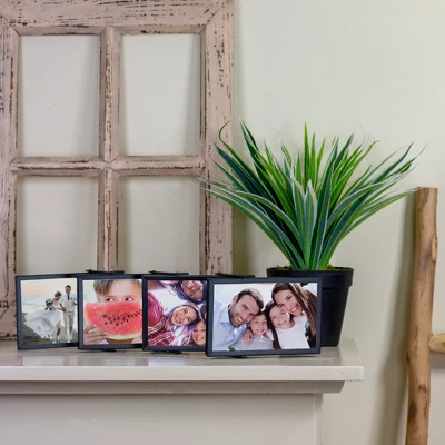 Northlight 20" Contemporary Collapsible Rectangular 4" X 6" Photo Picture Frame - Black 1 Northlight 20" Contemporary Collapsible Rectangular 4" X 6" Photo Picture Frame - Black