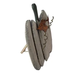 Northlight 15" Small White Wooden Fall Harvest Pumpkin With Leaves And Stem 5 Northlight 15" Small White Wooden Fall Harvest Pumpkin With Leaves And Stem -Northlight Décor Sales GUEST c8a038c3 6f11 4b3c a941 e6b4bdcb4cda