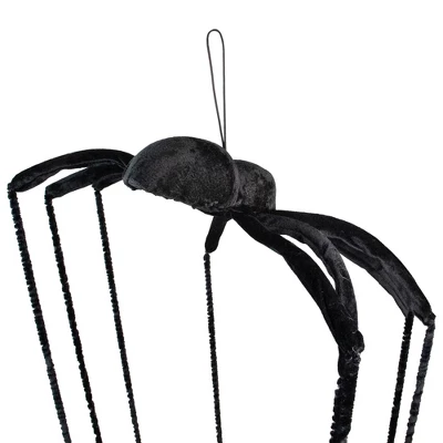 Northlight 6' Black Long Legged Spider Halloween Decoration 4 Northlight 6' Black Long Legged Spider Halloween Decoration - Image 4