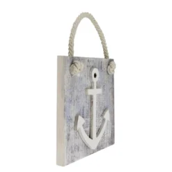 Northlight Décor Sales 25 Northlight 7.25” Blue And White Cape Cod Inspired Anchor Wall Hanging Plaque