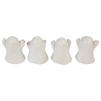 Northlight Set Of 12 Mini Ghost Decorations 1.5" 4 Northlight Set Of 12 Mini Ghost Decorations 1.5" - Image 4