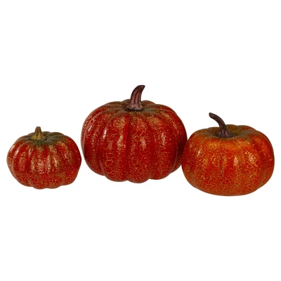 Northlight Set Of 5 Artificial Fall Harvest Pumpkins Decorations 4" 1 Northlight Set Of 5 Artificial Fall Harvest Pumpkins Decorations 4"