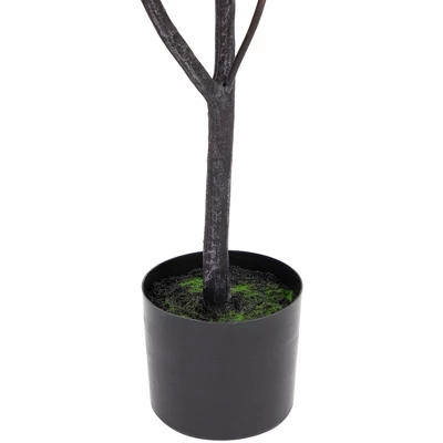 Northlight Real Touch™ Artificial Eucalyptus Tree In Black Pot 53" 5 Northlight Real Touch™ Artificial Eucalyptus Tree In Black Pot 53" - Image 5