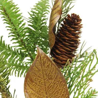 Northlight 19" Autumn Harvest Asheville Fruit Pine And Lemon Artificial Thanksgiving Spray 2 Northlight 19" Autumn Harvest Asheville Fruit Pine And Lemon Artificial Thanksgiving Spray - Image 2